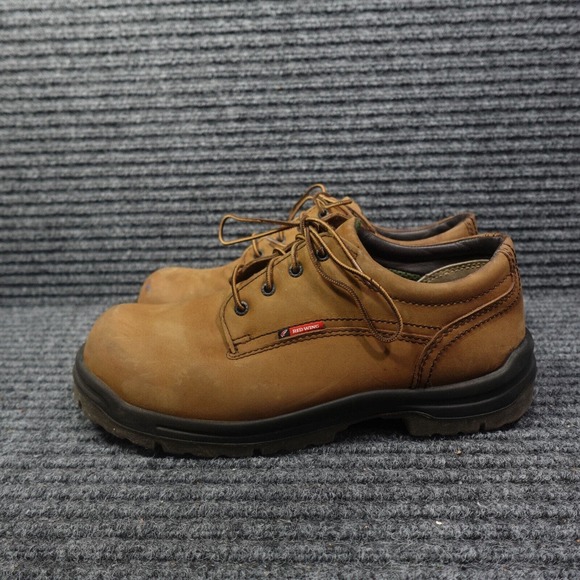 Red Wing Shoes Mens 13 D Brown 6634 King Toe SAfety Toe Work Boot main image 10